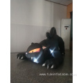 Animated inflatable Halloween black cat Rotating head